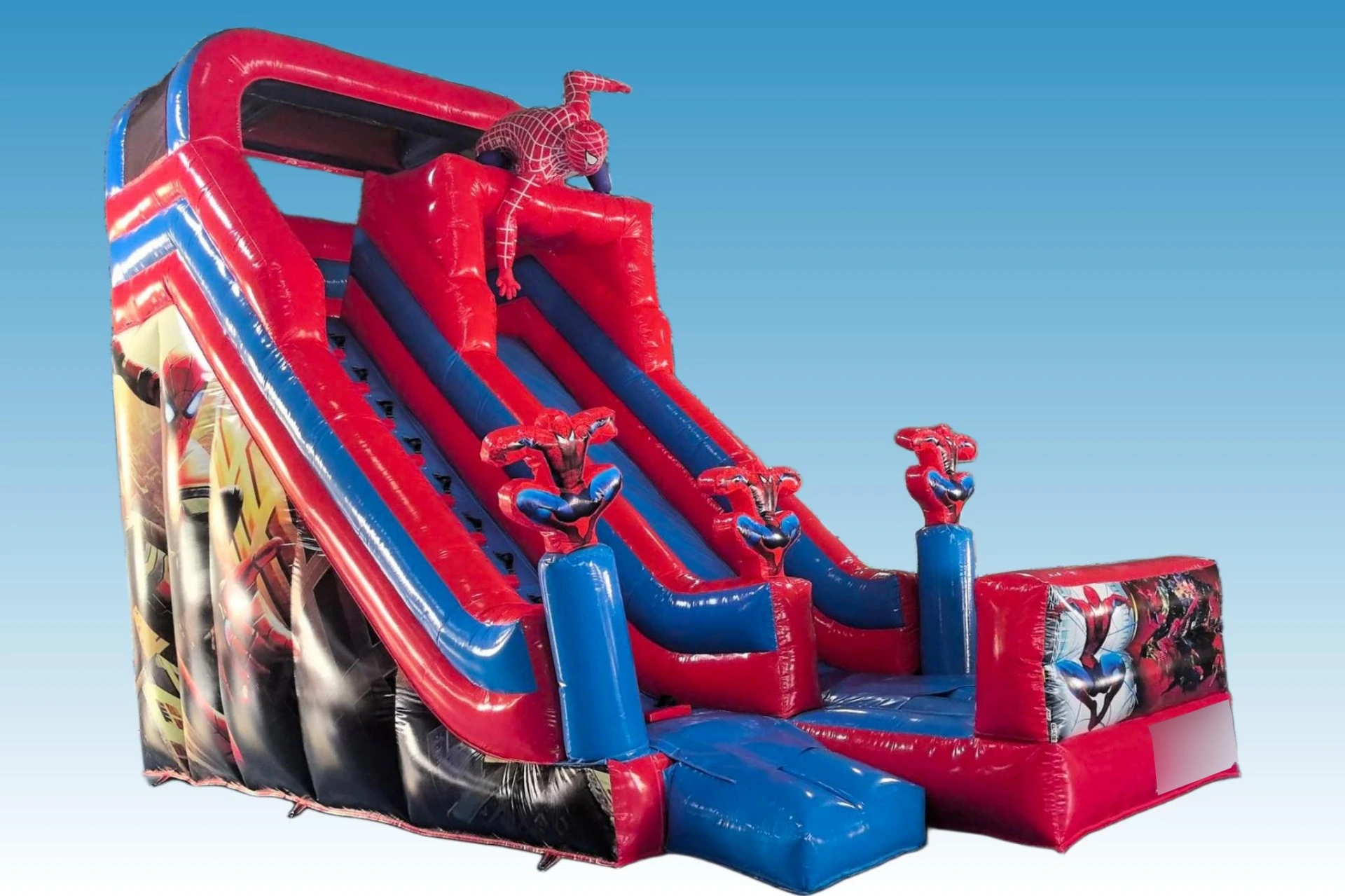 SL18 Inflatable Spiderman slide